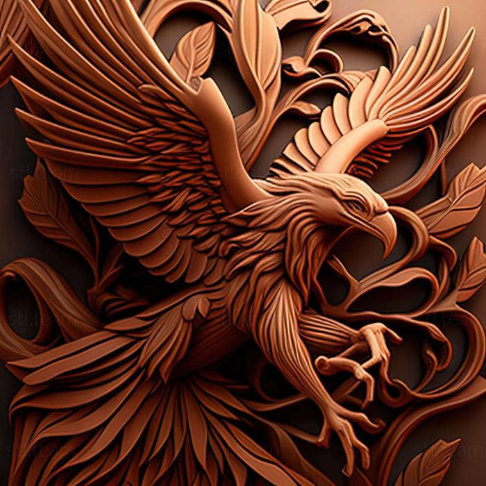 3D model phoenix (STL)